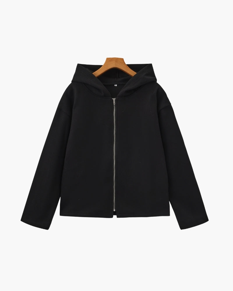 Marlow Wolle Zip Mantel
