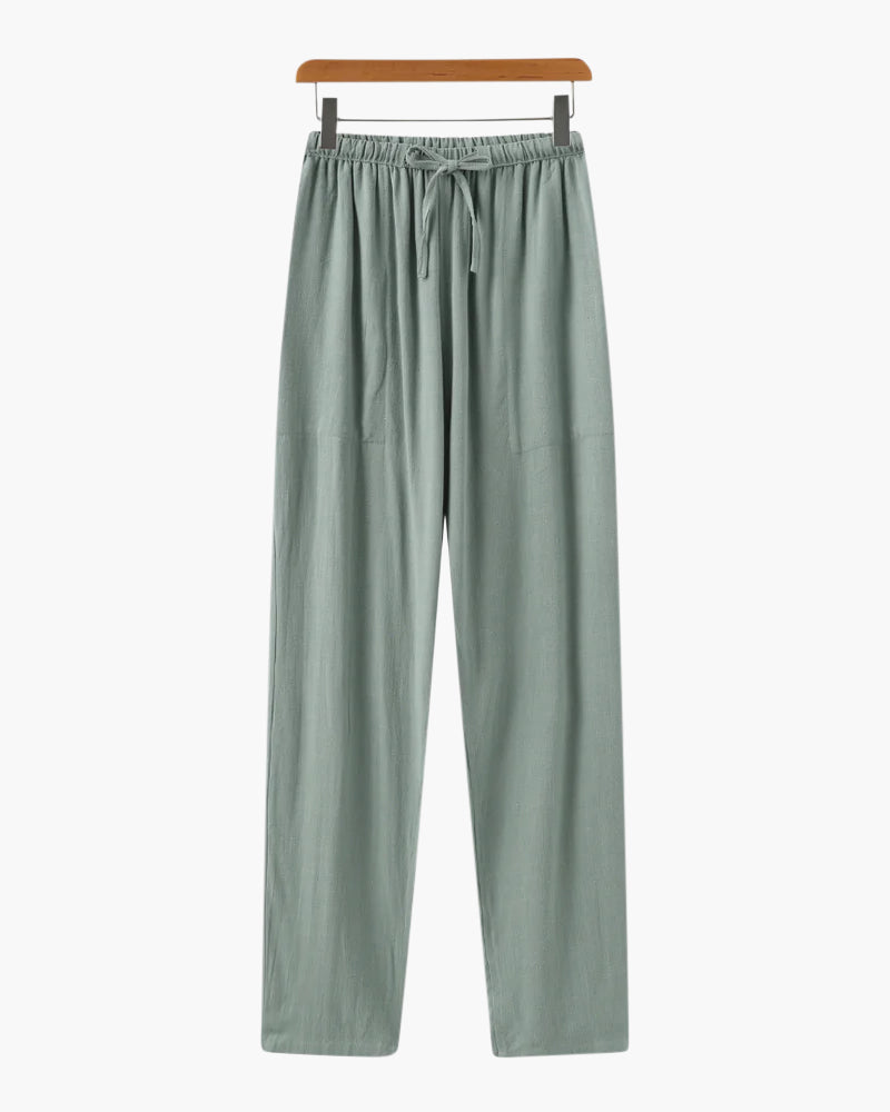 Marrakech - Leinen Pantalon (Schmale Passform)