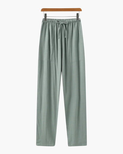Marrakech - Leinen Pantalon (Schmale Passform)