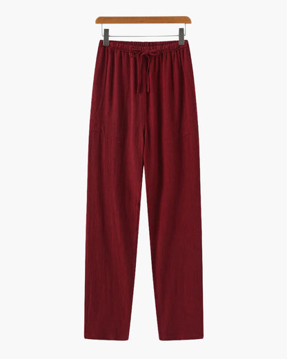 Marrakech - Leinen Pantalon (Schmale Passform)