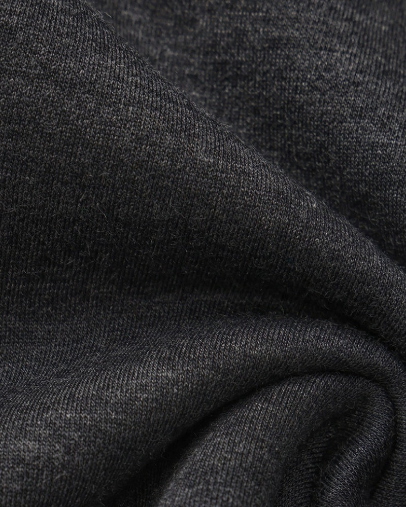 Klassisches Rundhals-Sweatshirt aus Modal-Mix