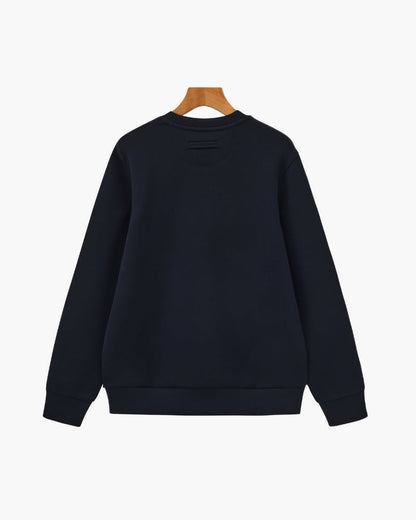 Klassisches Rundhals-Sweatshirt aus Modal-Mix