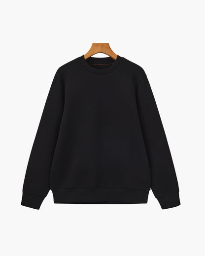 Klassisches Rundhals-Sweatshirt aus Modal-Mix