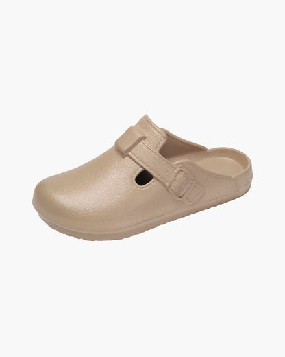 Klassische wasserfeste Clogs mit Schnalle