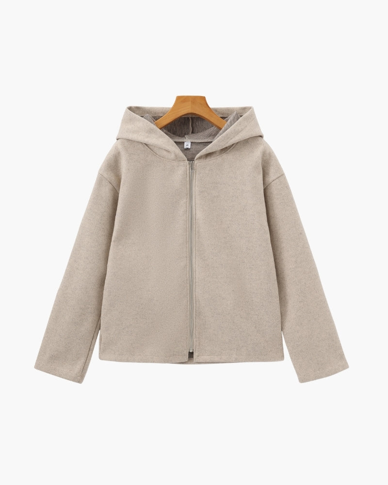 Marlow Wolle Zip Mantel