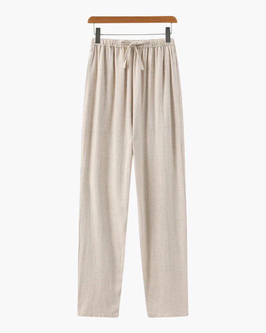 Marrakech - Leinen Pantalon (Schmale Passform)
