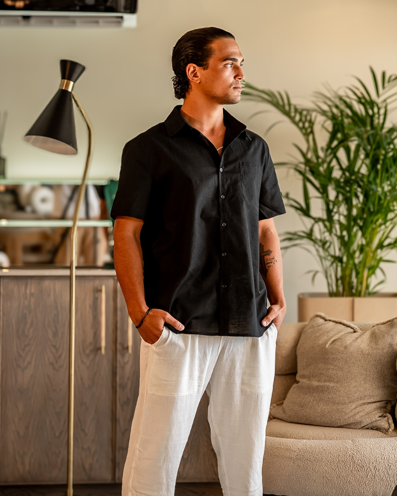 Cape Town - Leinen Hemd (Shortsleeve)