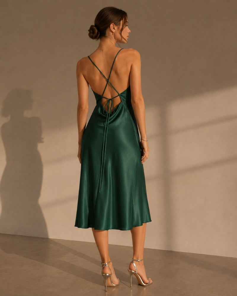 Altmark Seidiges Slip-Kleid