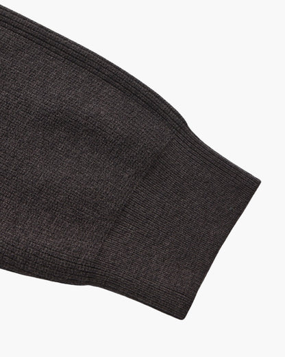 Feiner Strickpullover mit halbem Reissverschluss