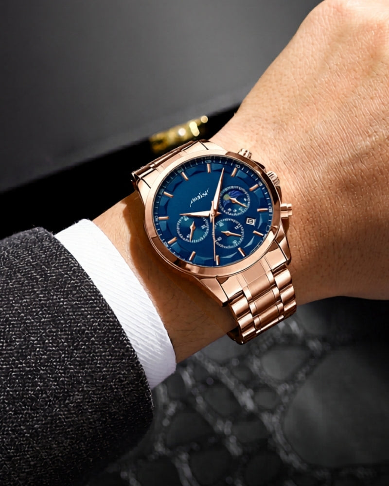Praezisions-Chronograph aus Stahl