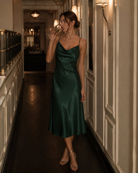Altmark Seidiges Slip-Kleid