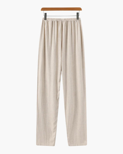 Marrakech - Leinen Pantalon (Schmale Passform)