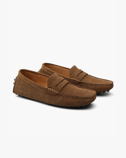 Suede Driver Loafer