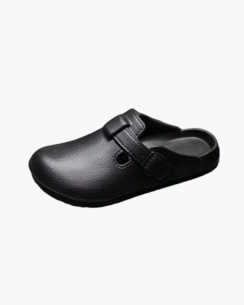 Klassische wasserfeste Clogs mit Schnalle