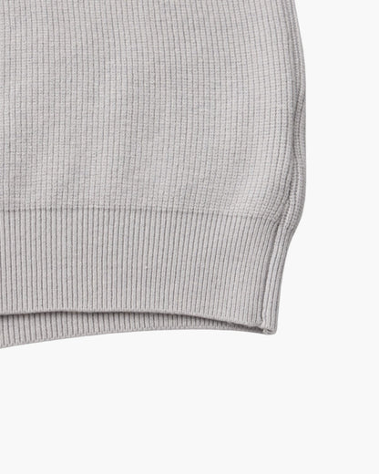 Feiner Strickpullover mit halbem Reissverschluss
