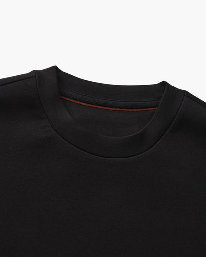 Klassisches Rundhals-Sweatshirt aus Modal-Mix