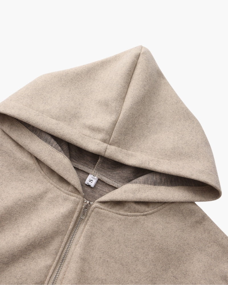 Marlow Wolle Zip Mantel