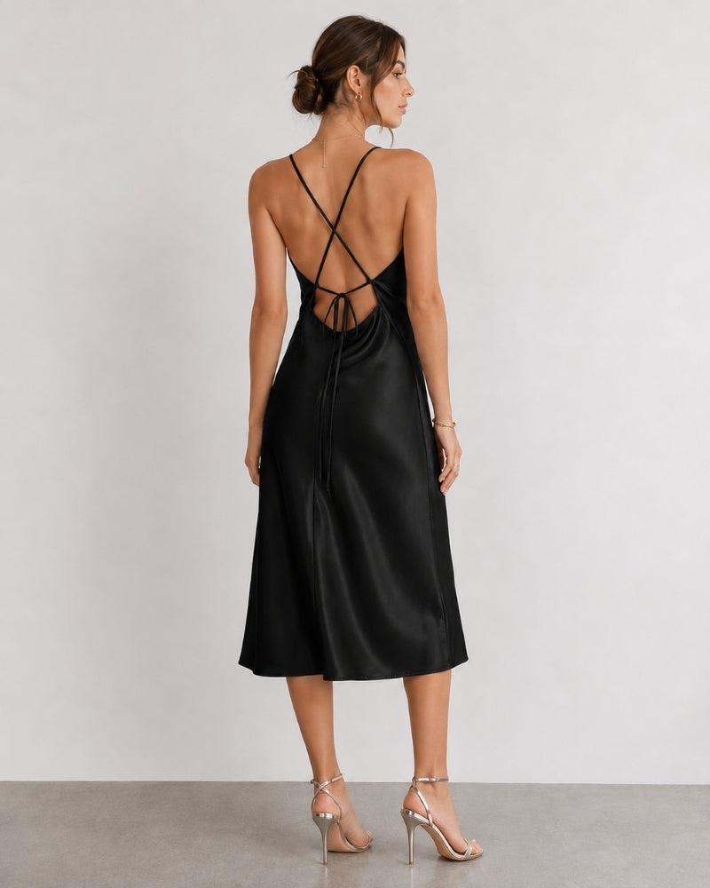 Altmark Seidiges Slip-Kleid