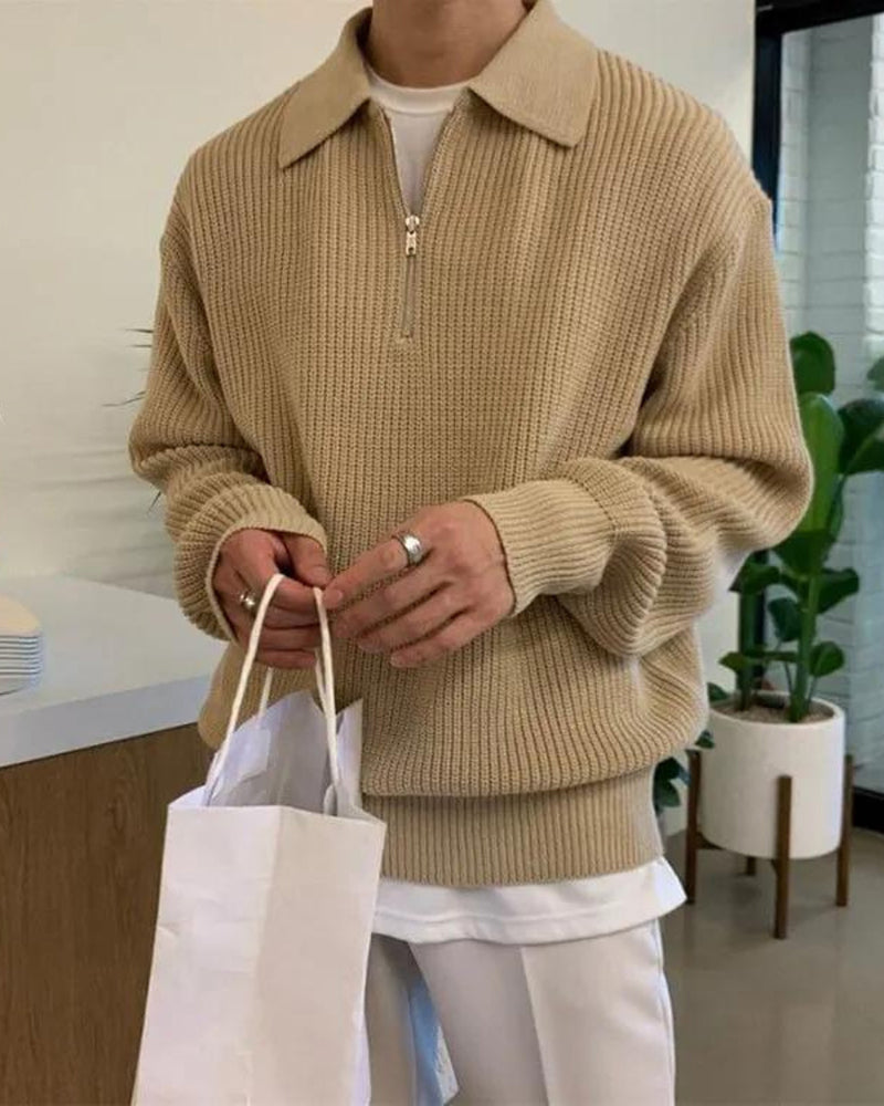 Cesare Half Zip Pullover