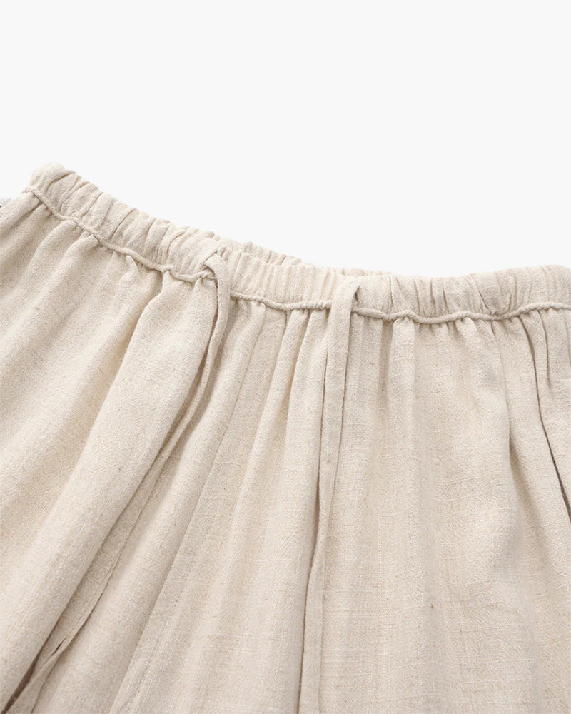 Marrakech - Leinen Pantalon (Schmale Passform)