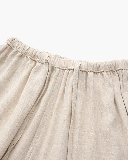 Marrakech - Leinen Pantalon (Schmale Passform)
