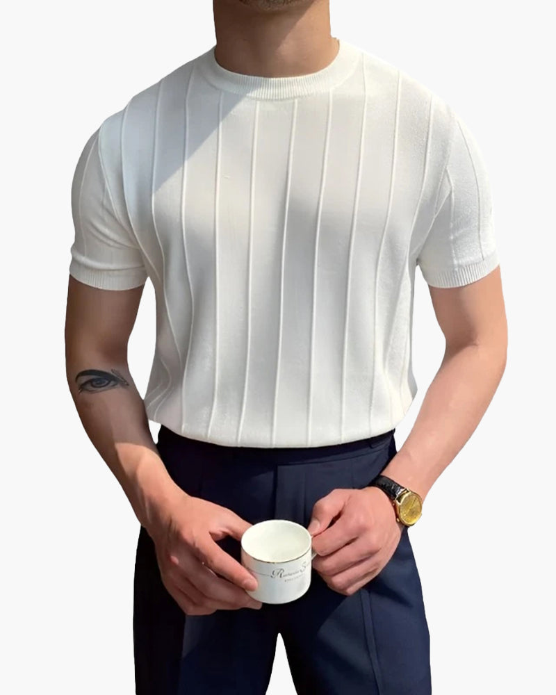 Cannes Ribbed T-Hemd