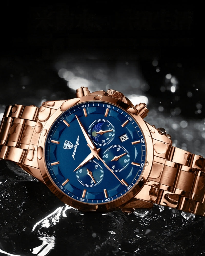 Praezisions-Chronograph aus Stahl