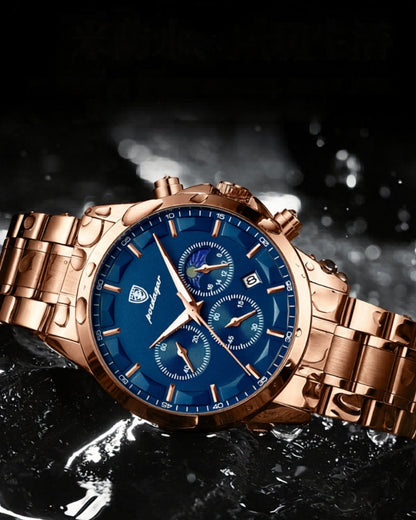 Praezisions-Chronograph aus Stahl