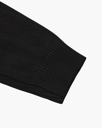 Gerippter Essential-Pullover mit Stehkragen
