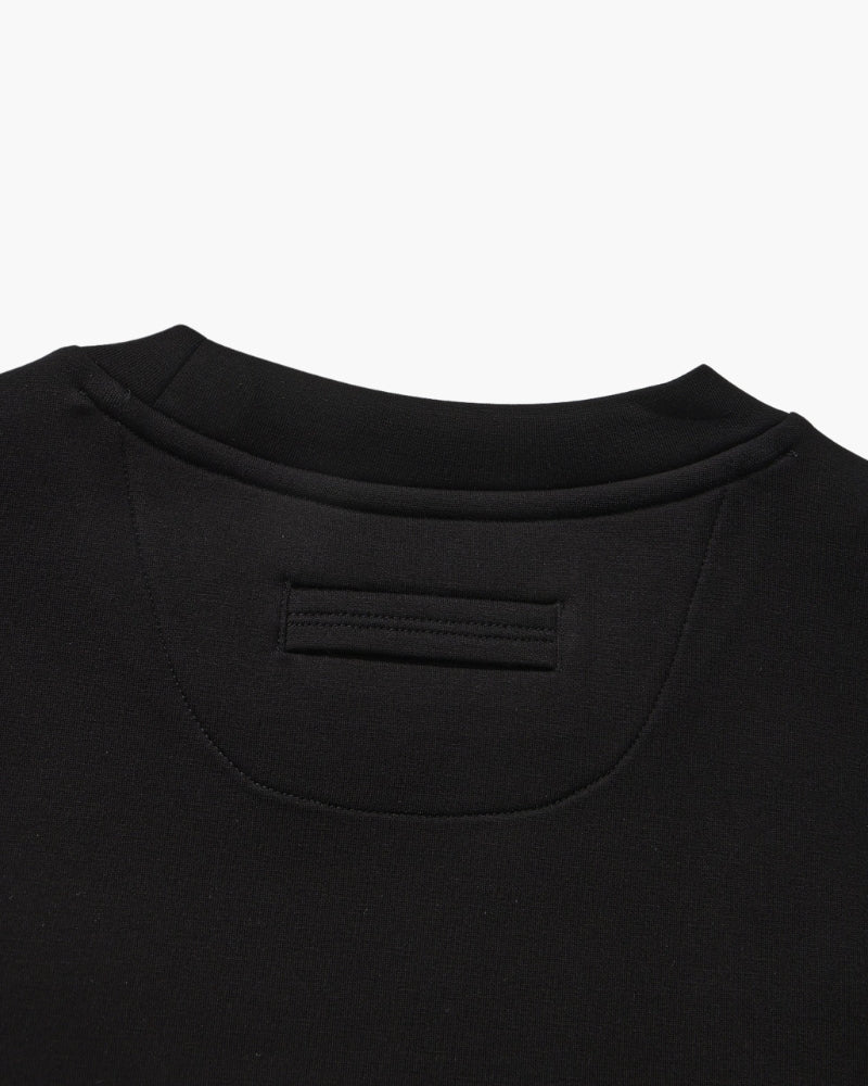 Klassisches Rundhals-Sweatshirt aus Modal-Mix