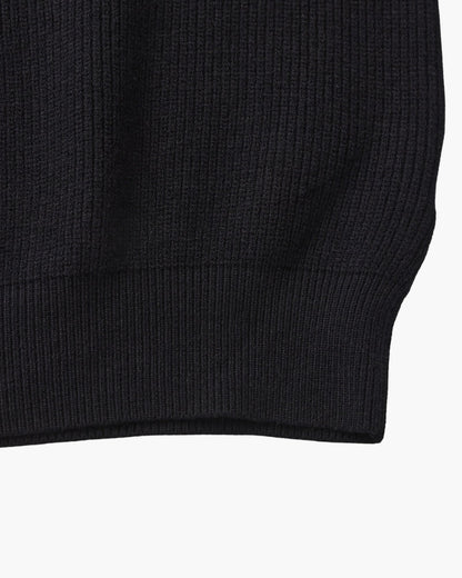 Feiner Strickpullover mit halbem Reissverschluss