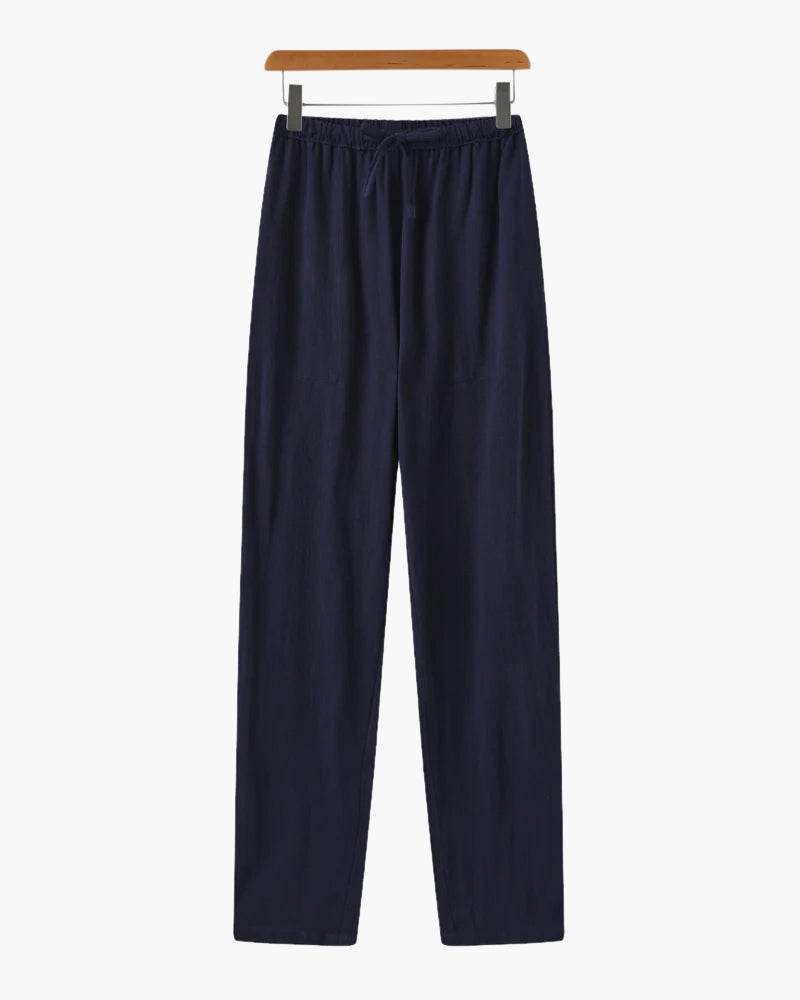 Marrakech - Leinen Pantalon (Schmale Passform)