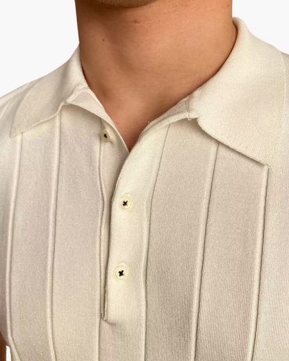 Cannes Ribbed Baumwolle Polo