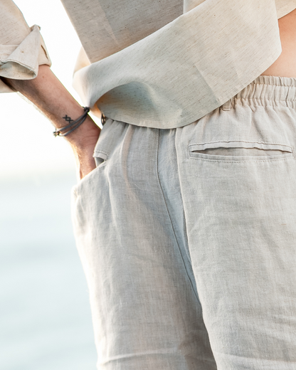 Casablanca - Premium Leinen Shorts