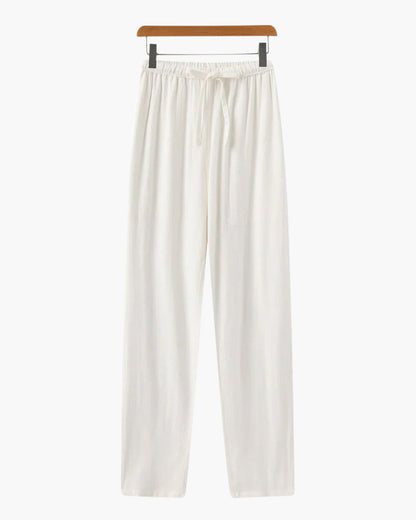 Marrakech - Leinen Pantalon (Schmale Passform)
