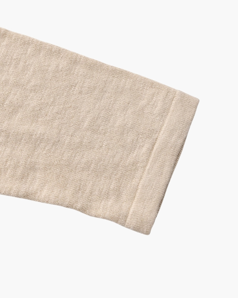 Essential-Rundhalsshirt aus Leinen-Baumwoll-Mix