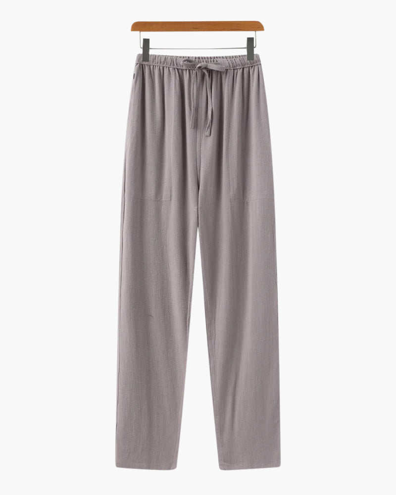 Marrakech - Leinen Pantalon (Schmale Passform)