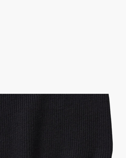 Feiner Strickpullover mit halbem Reissverschluss