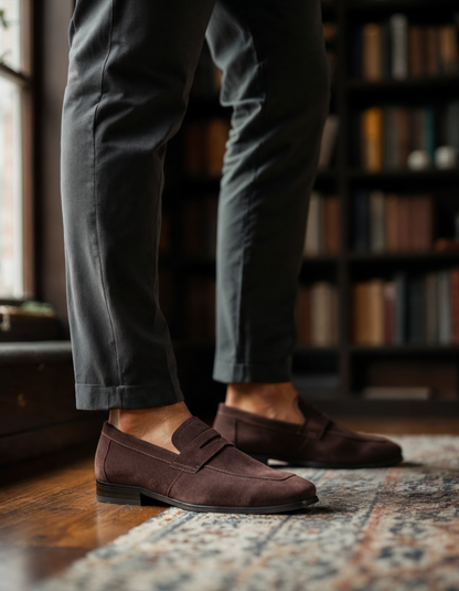 Altmark Suede Penny Loafer