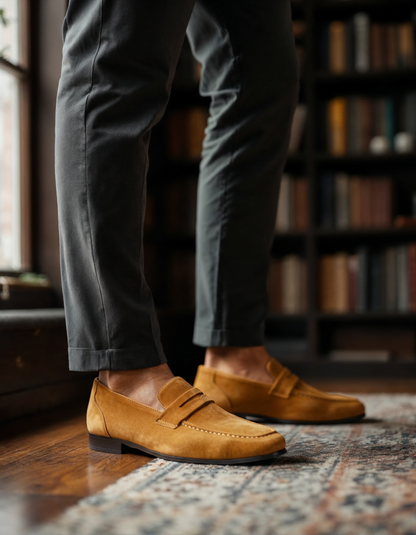 Altmark Suede Penny Loafer