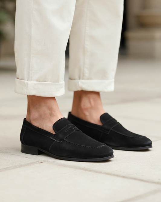 Altmark Suede Penny Loafer