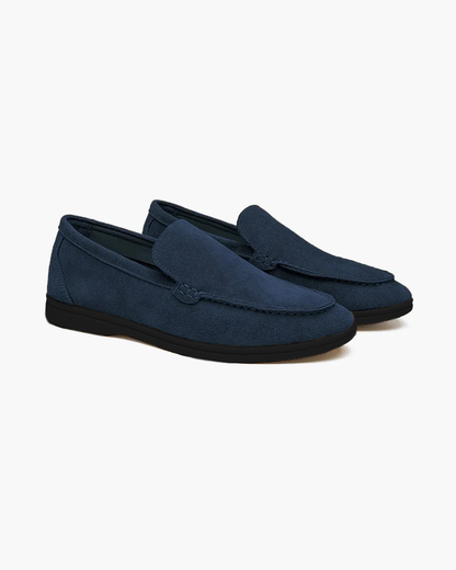 Premium Suede Loafer - Black Soles