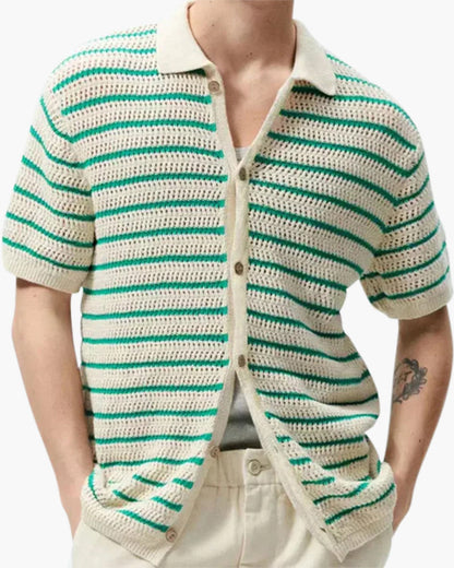 Marbella - Knitted Button Hemd
