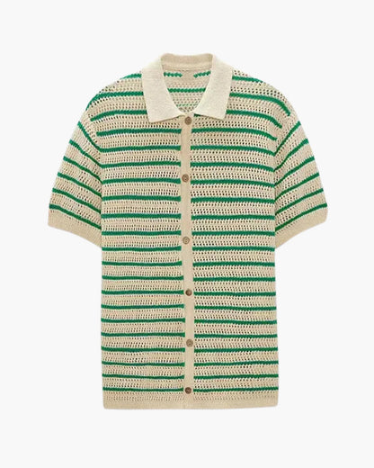 Marbella - Knitted Button Hemd