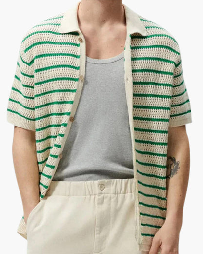 Marbella - Knitted Button Hemd