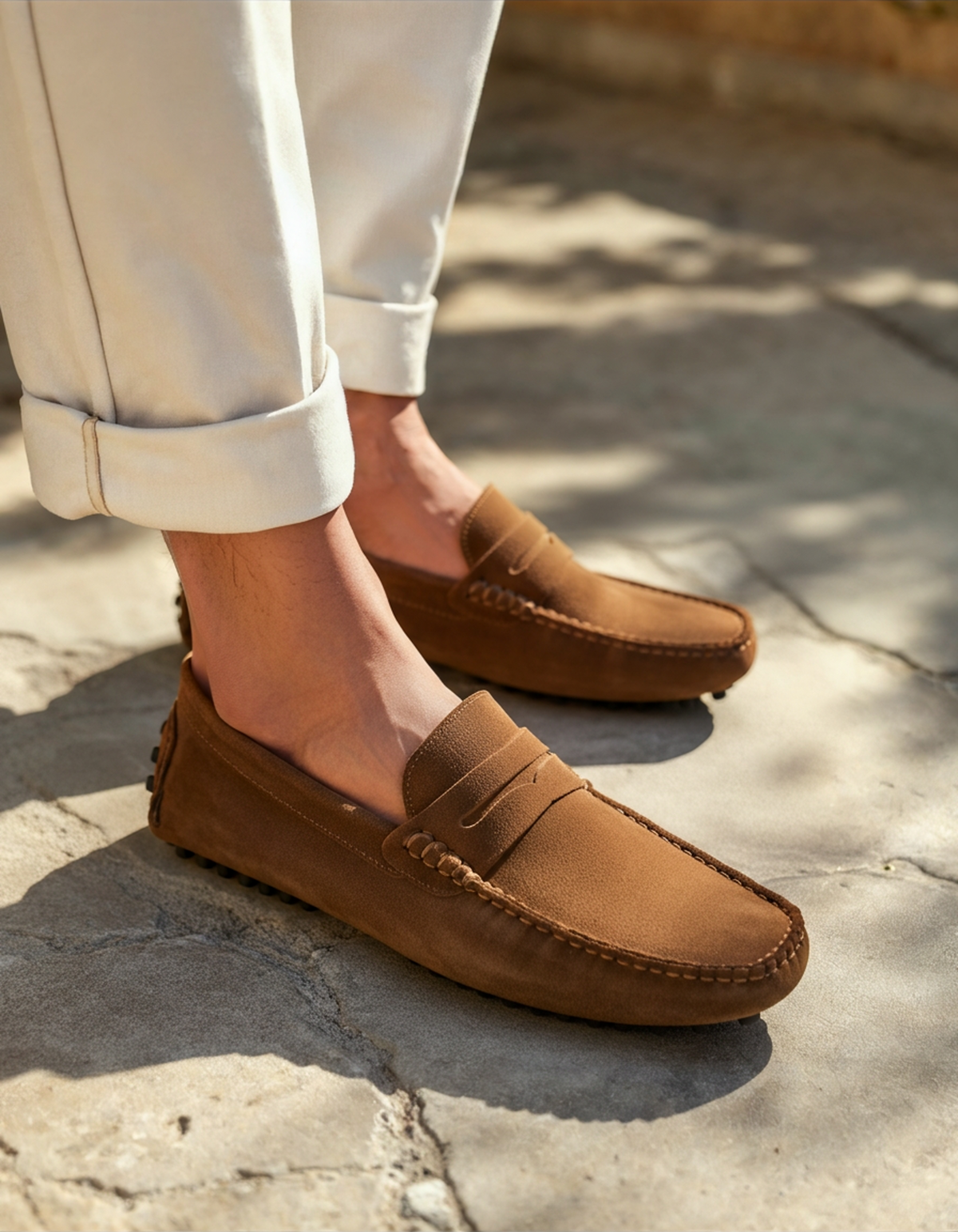 Suede Driver Loafer
